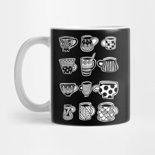 Doodle tea cups Mug